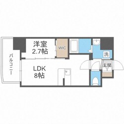 セレニテ天満橋アリアの物件間取画像